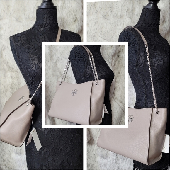 Tory Burch 2pcs SET Designer Matching Purse Bag Shoulder Crossbody + Wallet NWT - Picture 4 of 11